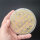 Selenit Untersetzer - Blume des Lebens gold 10cm