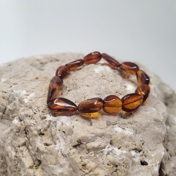 Bernstein Armband E dunkel