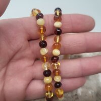 Bernstein Armband 5-6mm hell mehrfarbig