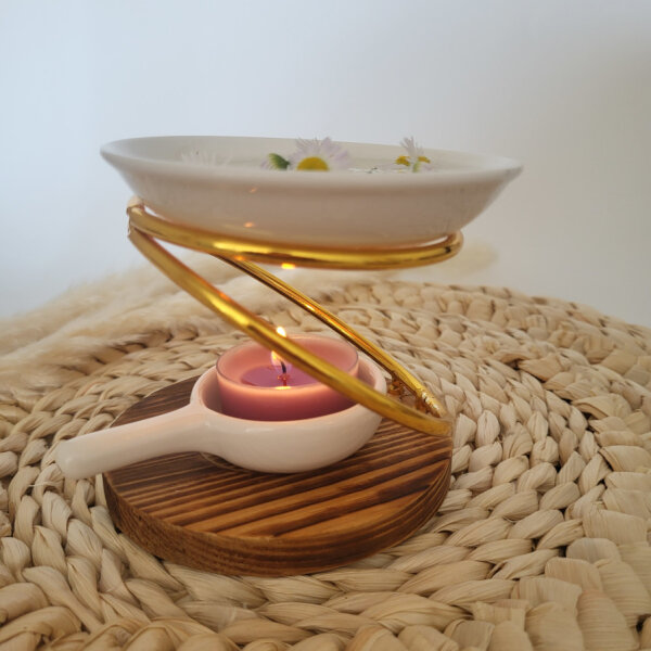 Duftlampe für Duftwachs und Duftöl Orbit