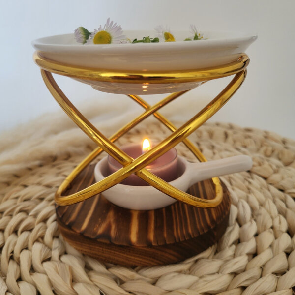 Duftlampe für Duftwachs und Duftöl Infinity