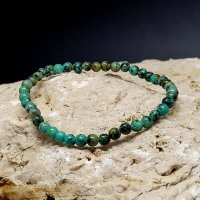 afrikanischer Türkis Armband rund 4mm