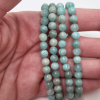 Amazonit grün Armband rund 6mm