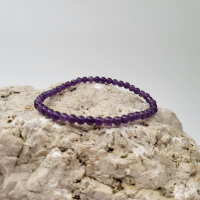 Amethyst AB Armband rund 4mm