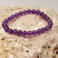 Amethyst A Armband rund 6mm