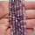 Amethyst Dog Teeth AB Armband rund 4mm