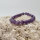 Amethyst Dog Teeth AB Armband rund 8mm