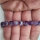 Amethyst Dog Teeth AB Armband rund 8mm