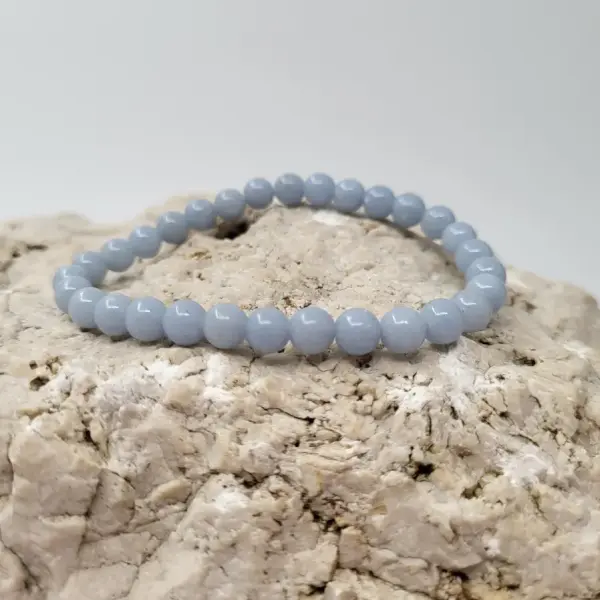 Angelit Armband rund