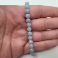 Angelit Armband rund