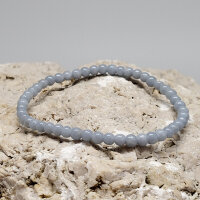 Angelit Armband rund 4mm