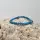 Apatit blau Armband rund