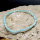 Aragonit blau Armband rund 4mm