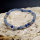 Aventurin blau Armband rund 4mm