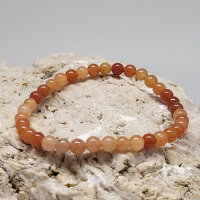 Aventurin rot Armband rund 4mm