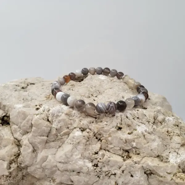 Botswana Achat Armband rund