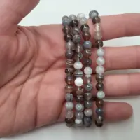 Botswana Achat Armband rund