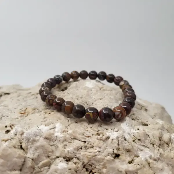 Boulder-Opal Armband rund