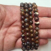 Boulder-Opal Armband rund 6mm