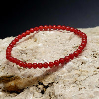 Carneol Armband rund 4mm