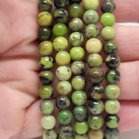 Chrysopras lemon Armband rund 6mm