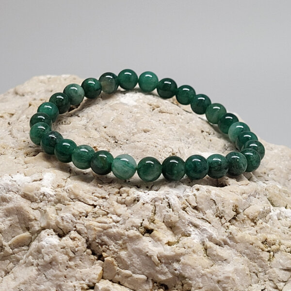 Fuchsit/Mica A Armband rund 6mm