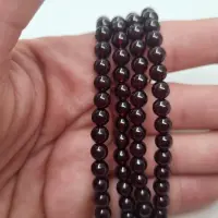 Granat Wine Armband rund
