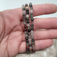 Heliotrop Afrika Armband rund 4mm
