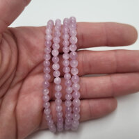 Kunzit Armband rund 4mm