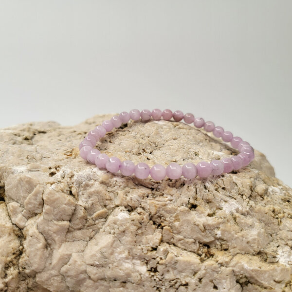 Kunzit Armband rund 6mm