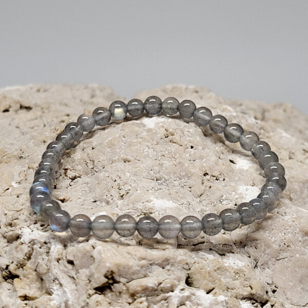 Labradorit A Armband rund 4mm