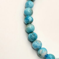 Larimar Armband rund (A-Qualität) 6mm