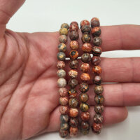 Leoparden Jaspis Armband rund 6mm