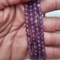 Lepidolith Schweiz helll Armband rund