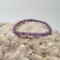 Lepidolith Schweiz helll Armband rund 4mm