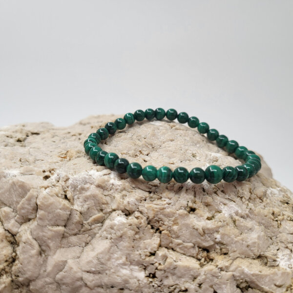 Malachit Armband rund 6mm