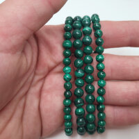 Malachit Armband rund 6mm