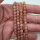 Mondstein orange Armband rund 6mm