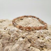 Mondstein "Sparkle Gold" Armband rund