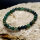 Moosachat Armband rund 6mm