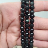 Obsidian rainbow A Armband rund 6mm