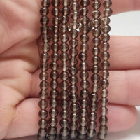Rauchquarz Armband rund 4mm