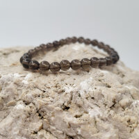 Rauchquarz Armband rund 6mm