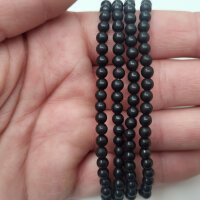 Schungit Armband rund 4mm