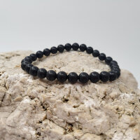 Schungit Armband rund 6mm