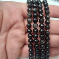 Silberobsidian Armband rund