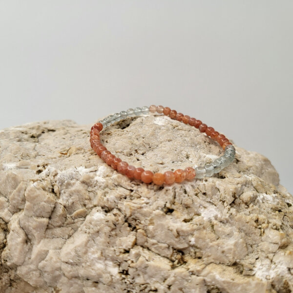 Sonnenstein mix Armband rund 4mm