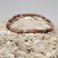 Stone Plum Armband rund 4mm