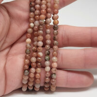 Stone Plum Armband rund 4mm