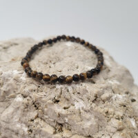 Tigerauge gold A Armband rund 4mm